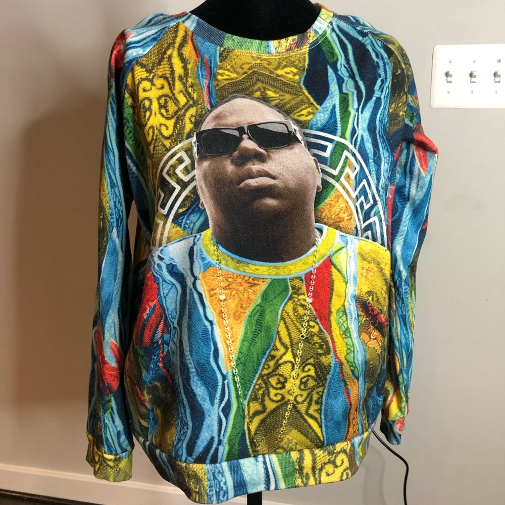 Sweatshirt with picture of Biggie Smalls